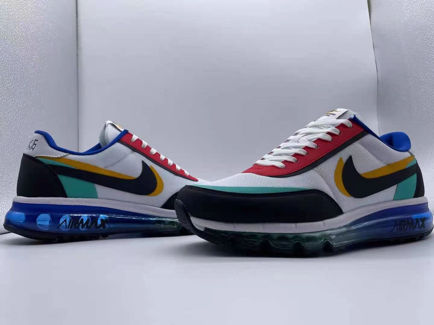 New Nike Air Max 2022 White Black Red Yellow Blue Running Shoes